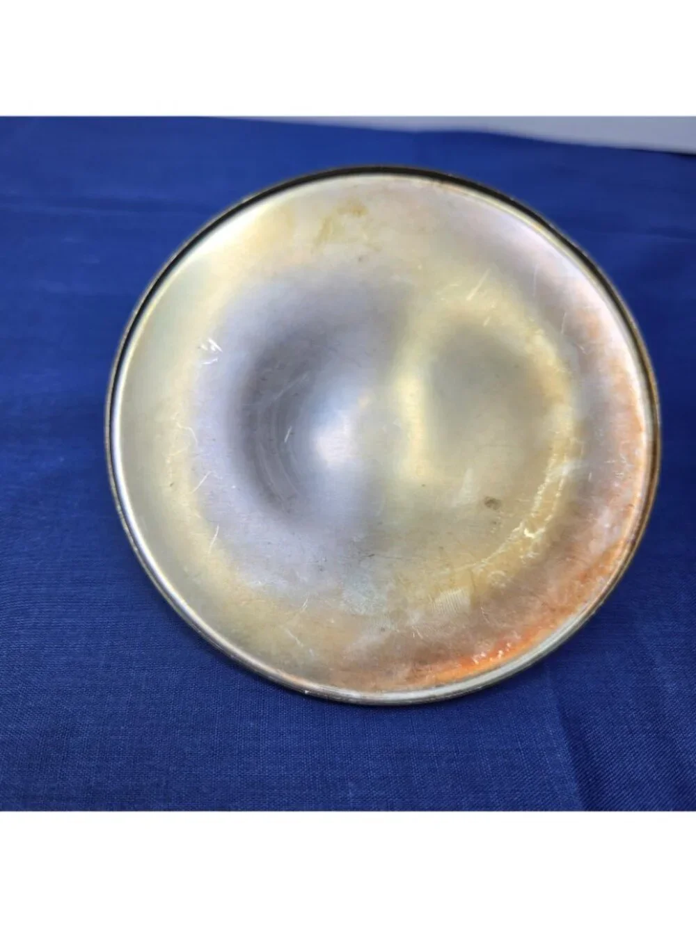 VTG Paul Revere Reproduction Wm A Rogers Silverplated Candy Dish Pineapple Lid